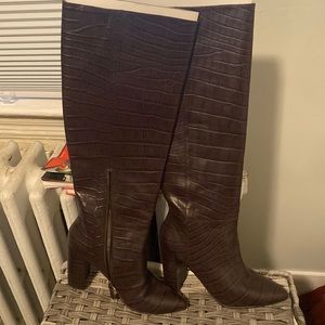 halogen below the knee boots